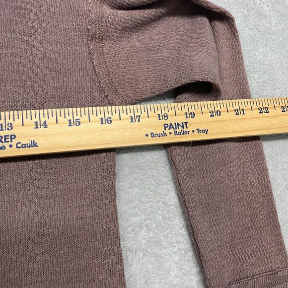 Altar'd State Cocoa Long Sleeve Buttoned Top - Picture 5 of 7